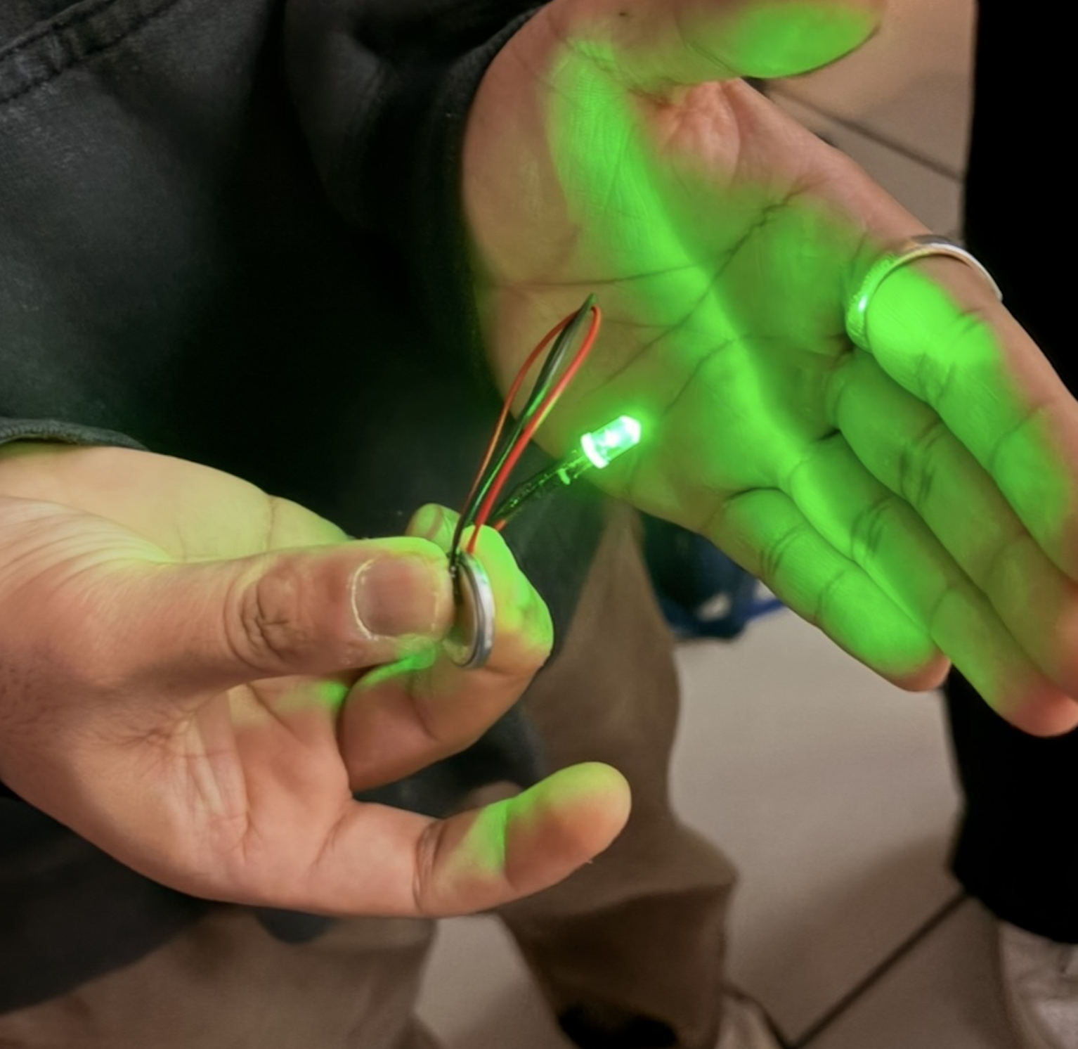 Playing with circuits in class!