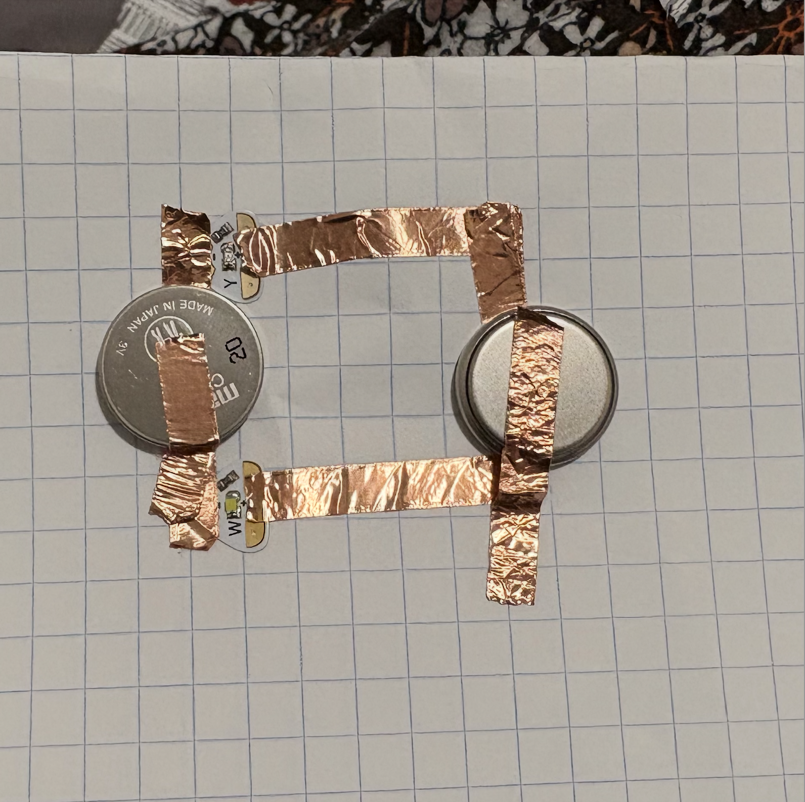 Playing with circuits at home, this one didn't work!