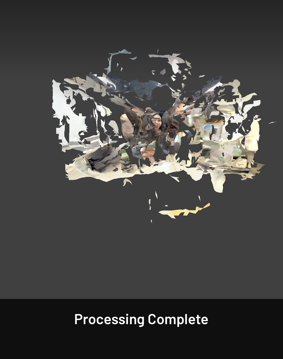 3D complete scan - trying to scan myself.